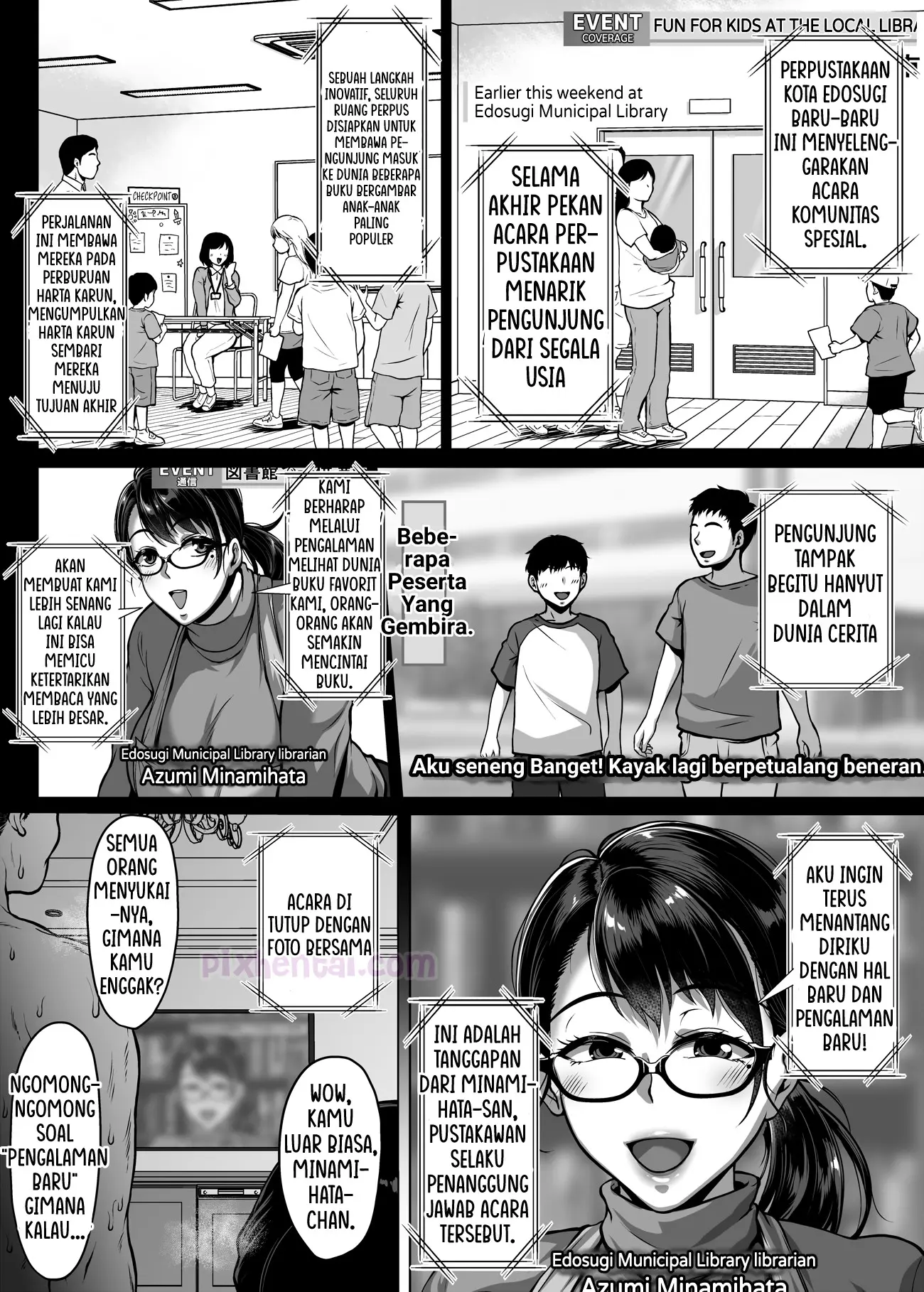 Komik hentai xxx manga sex bokep Lewd Librarian Pussy for Loan 43